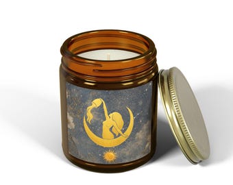 Aquarius Muse Candle | Coconut Wax Zodiac Candle