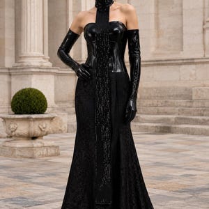 padme costume black dress Cosplay Size:XS (US 6-8)