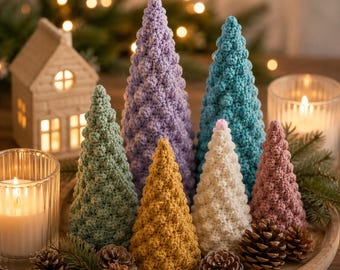Bobble Christmas Tree Crochet Pattern | 3 Sizes | Christmas Tree Pattern | Winter Home Decor | Christmas Gift