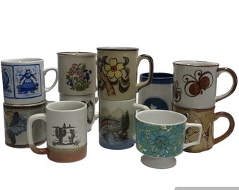 Choose your vintage mug-Animals/ Florals