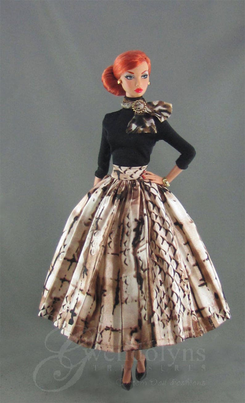 CLASSIC PLEATS Fashion for Poppy Silkstone Barbie FR2 | Etsy