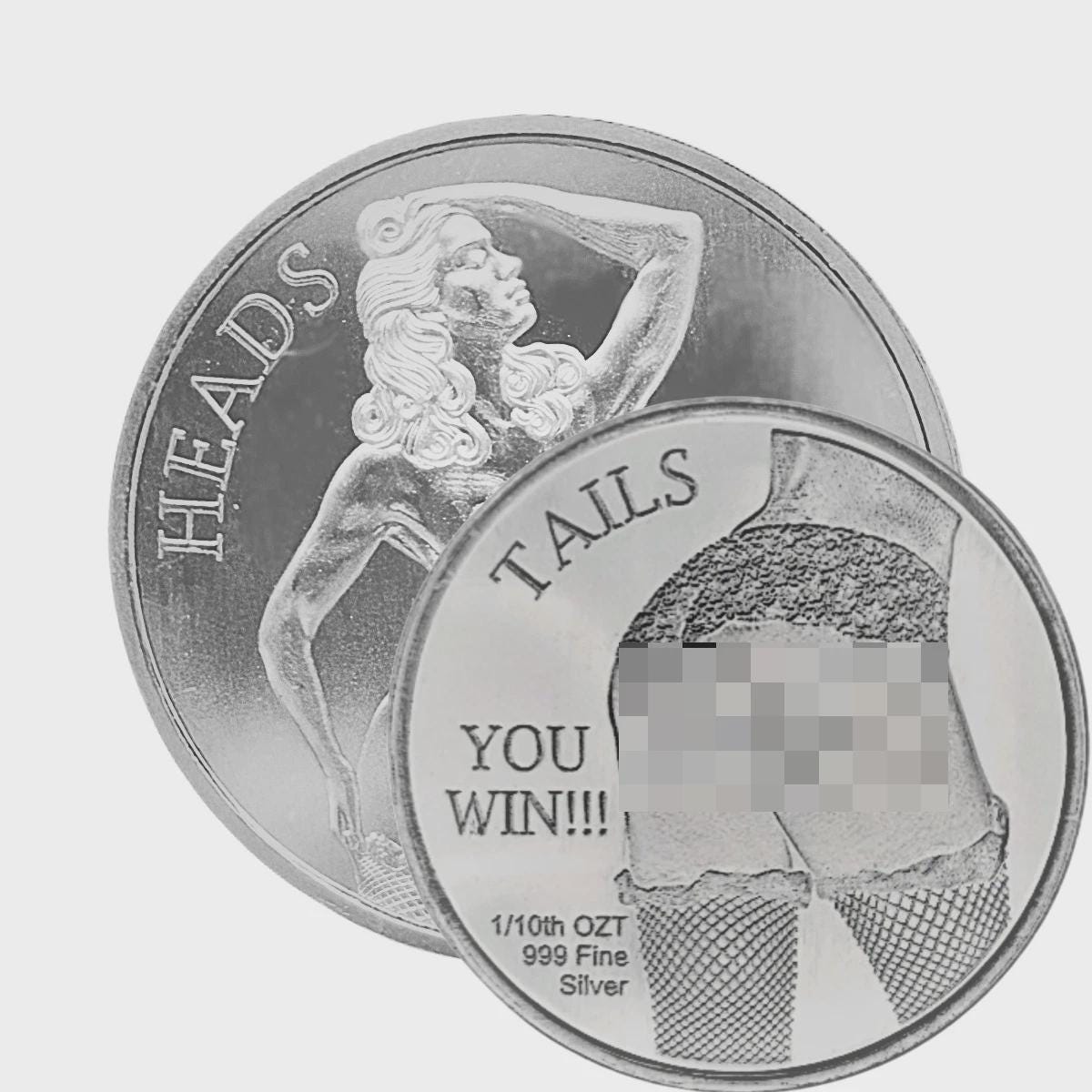 HEADS ＆TAILS ADULT COIN／US VINTAGE Heads or Tails Adult Coin - Etsy