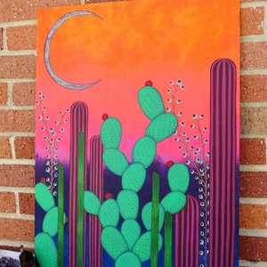 Crystal Desert Original Acrylic Painting