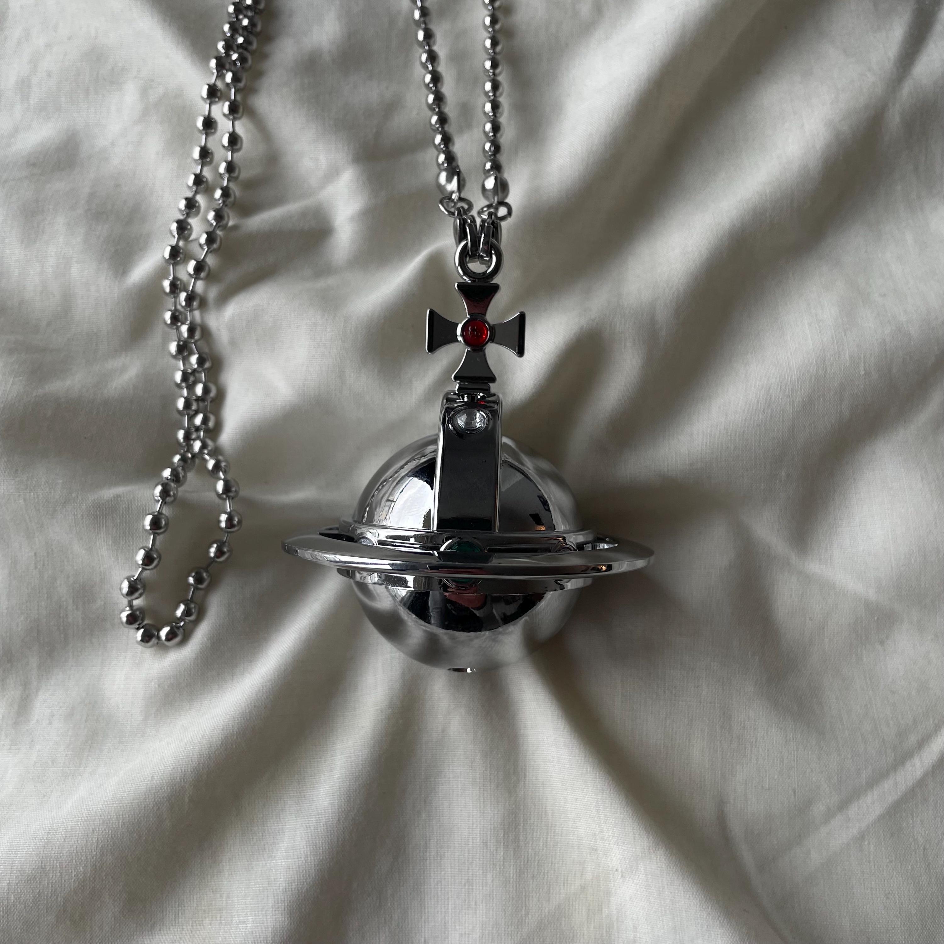 Vivienne Westwood Red Orb Necklace - Etsy