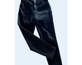 Vintage BONGO 80s / 90s Hi Rise Black Mom Jeans Size 24