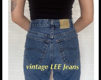 Vintage Women's High Waisted 1980s LEE JEANS