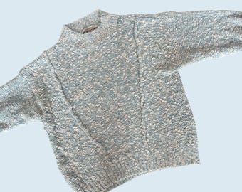 Vintage STRAWBRIDGE & CLOTHIER Open Knit Sweater 1980s Sz Med