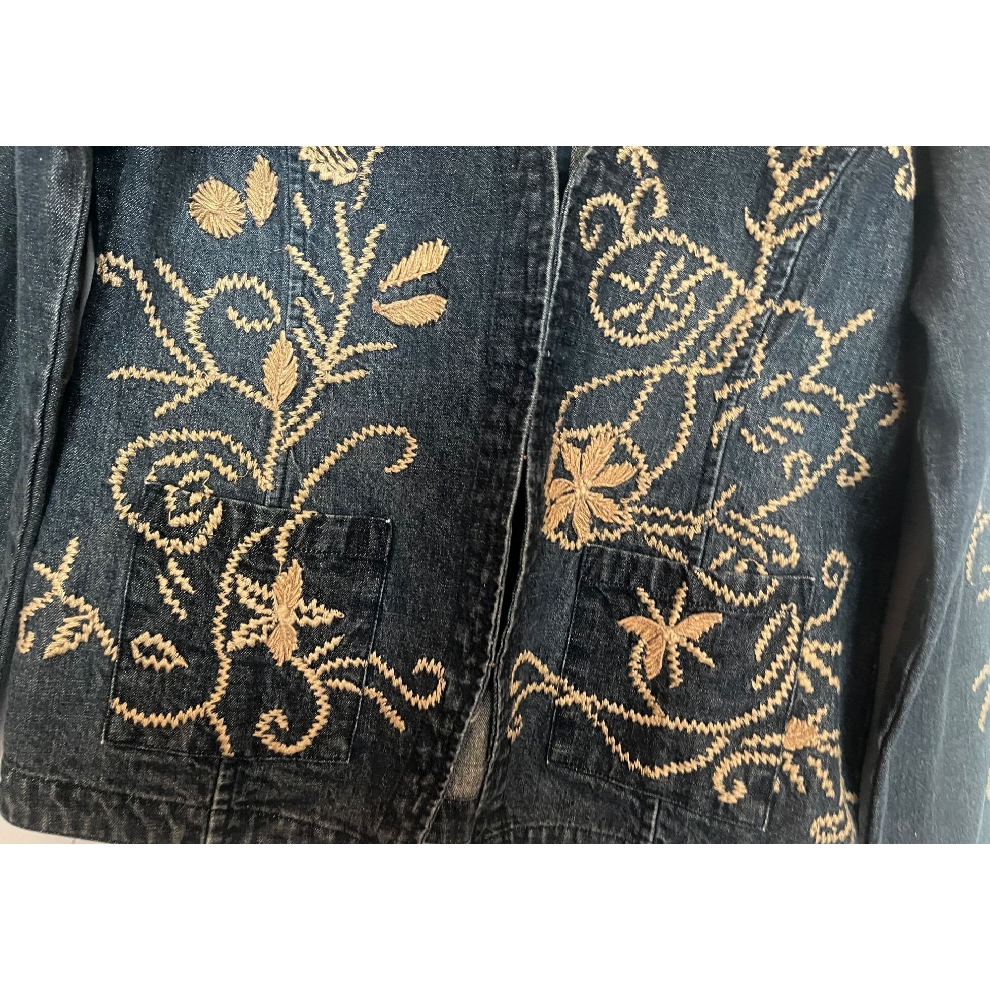 ジャケット・アウター 90s chico's design denim jacket y2k 90s chico's design denim jacket y2k