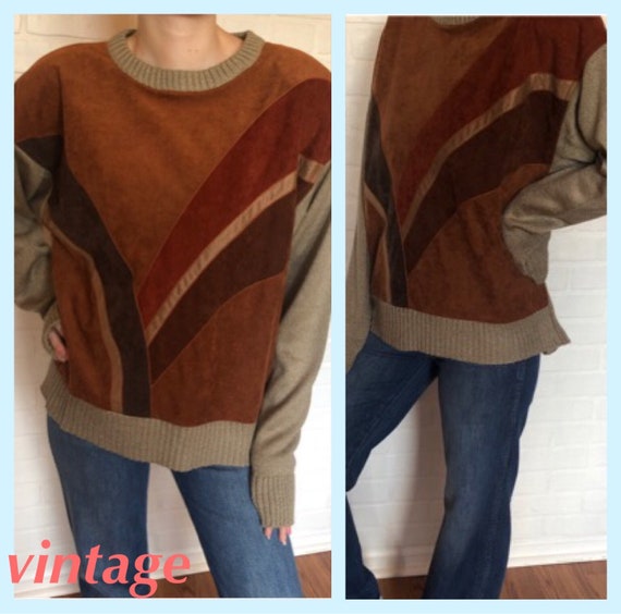 Vintage Patchwork Sweater
