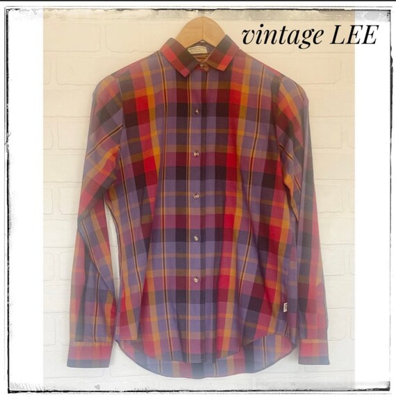 Vintage LEE Plaid Top - image 3