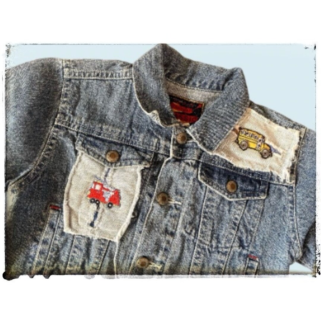 Vintage BABY GAP 90s / 2000s Toddler Boys Denim Jacket Size 12 Etsy