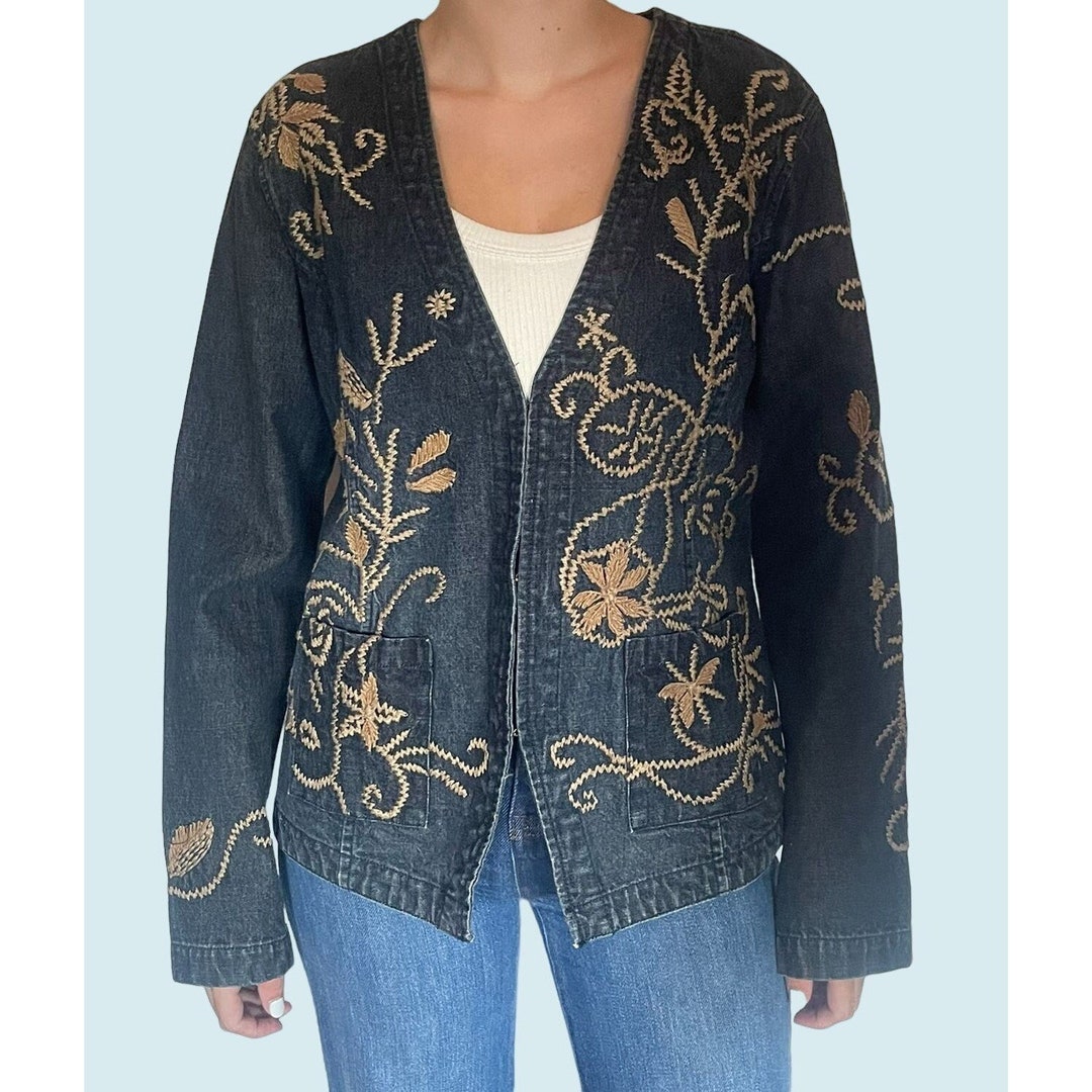 ジャケット・アウター 90s chico's design denim jacket y2k il_1080xN.5334773407_cp9r.jpg