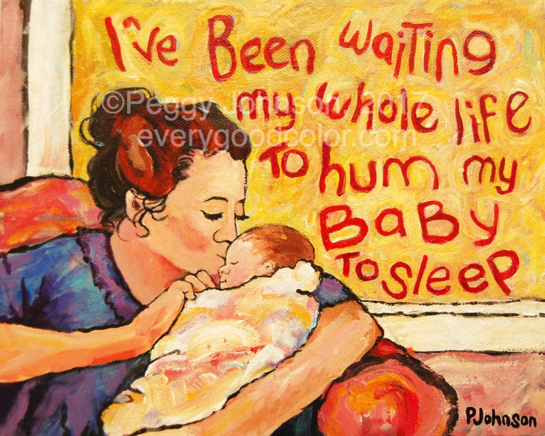 custom portraits Mother Child Portrait original painting from your photo choose your size Peggy Johnson everygoodcolor