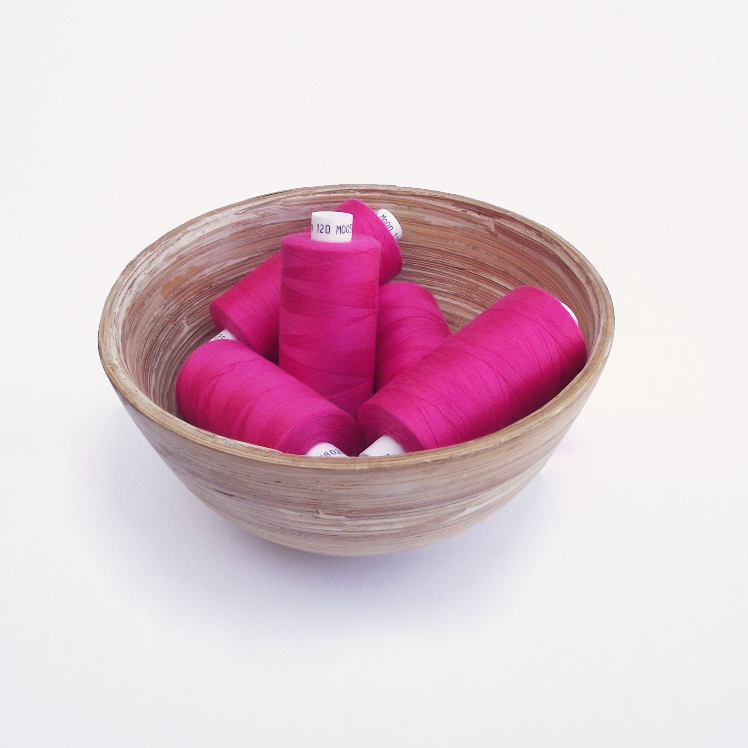Hot pink sewing thread. Polyester. Coats Moon colour M0057. 1 Etsy