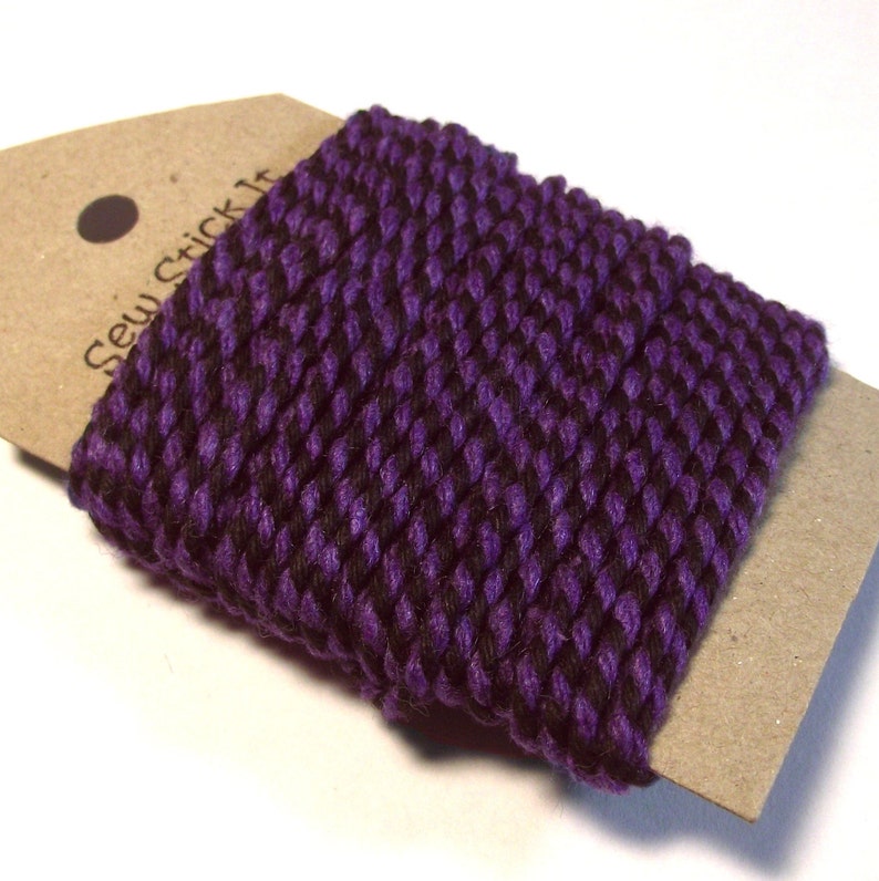 Goth Halloween Purple and black bakers twine 10 metres