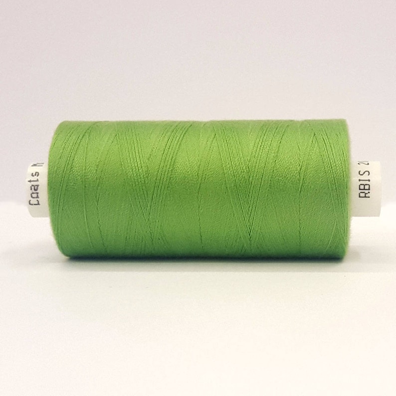 Apple Green Sewing Thread. Polyester Thread. Coats Moon Colour Etsy