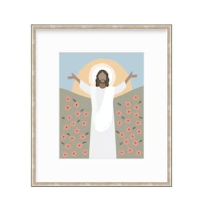 He is Risen wall art posters and cards