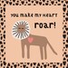 Wild Animal Printable Valentine Cards - Etsy