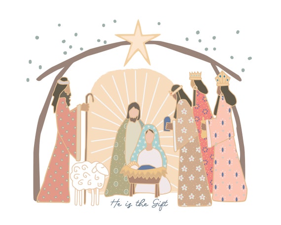 キリスト降誕キャンドルホルダー 【マリア様と赤子のイエス様、羊飼い