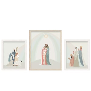 Prince of Peace Christmas Nativity Art -  digital download