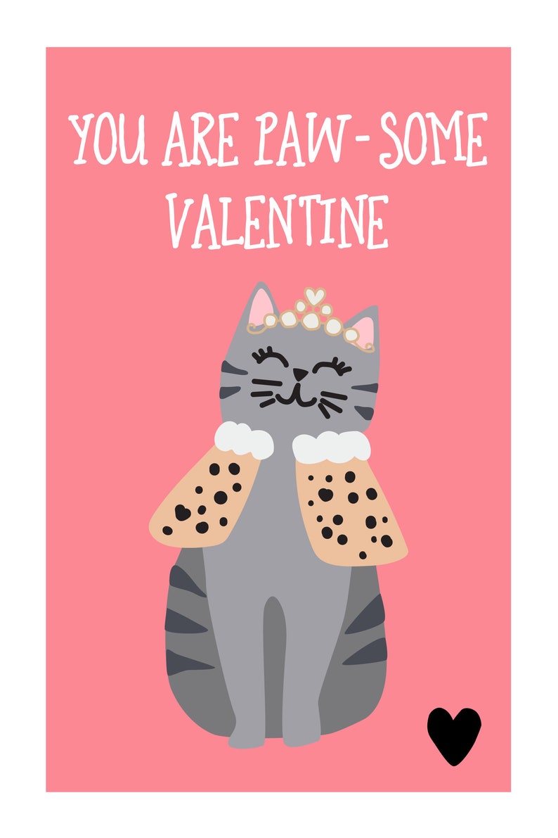 Kitty Cat Valentine Cards image 7