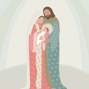 Prince of Peace Christmas Nativity Art digital download image 5