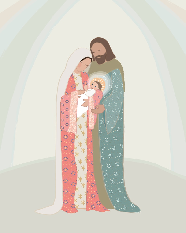 Prince of Peace Christmas Nativity Art digital download image 5