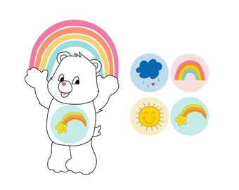 A 'Beary' Fun Pin the Tummy on the Bear game