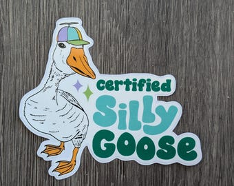 Adesivo Silly Goose "Vietato l'ingresso ai normali"