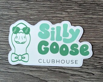 Adesivo della club house di Silly Goose