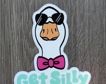 Adesivo "Diventa sciocco" di Silly Goose