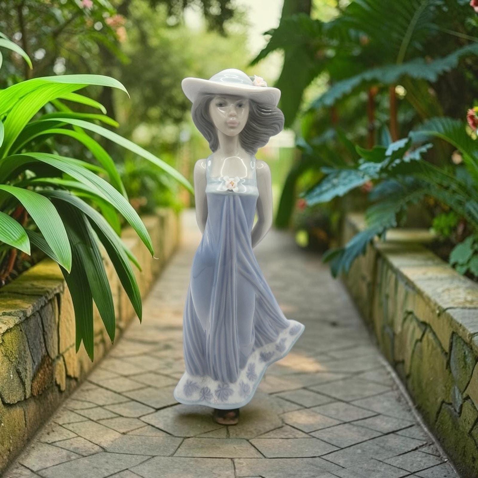 Lladro Young Woman - Etsy