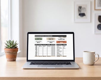 Small Business Bookkeeping Spreadsheet (Google Sheets, Excel)