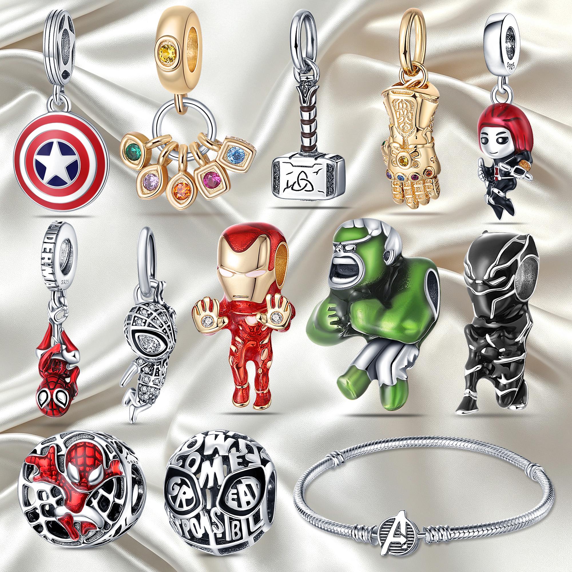 こ*こ様 【美品・箱付き】PANDORA アベンジャーズ ブレス＆チャーム セッ Pandora avengers - Etsy 日本