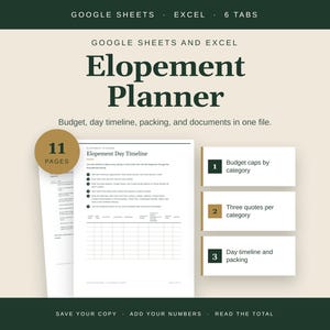Kalkylblad för planering av bröllopsfest, Google Sheets och Excel-mall för budget för bröllopsfest på destination