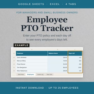 Employee PTO Tracker