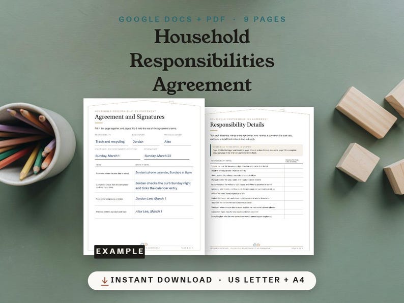Household Responsibilities Agreement