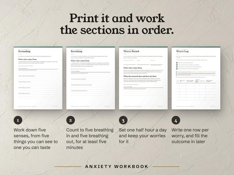 Print it and work the sections in order
