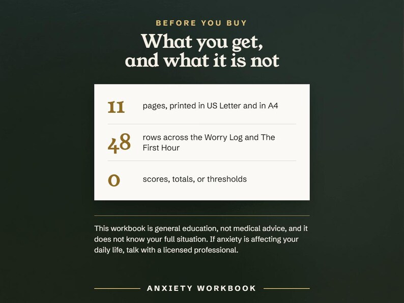 What you get, and what it is not
