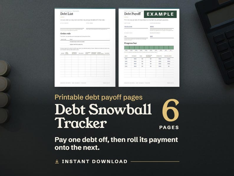 Pay one debt off, then roll its payment onto the next.
