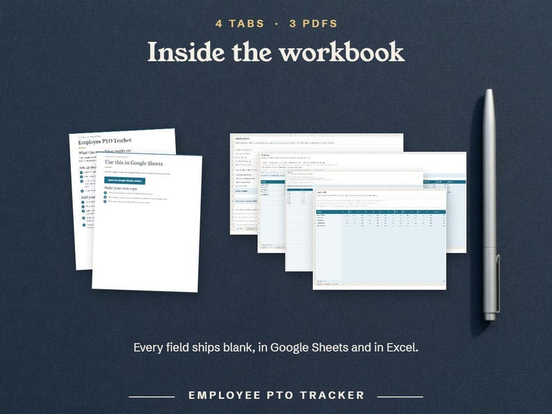 Inside the workbook