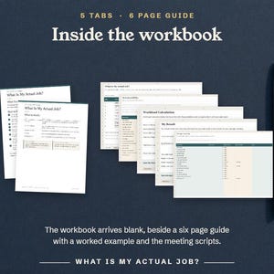 Inside the workbook