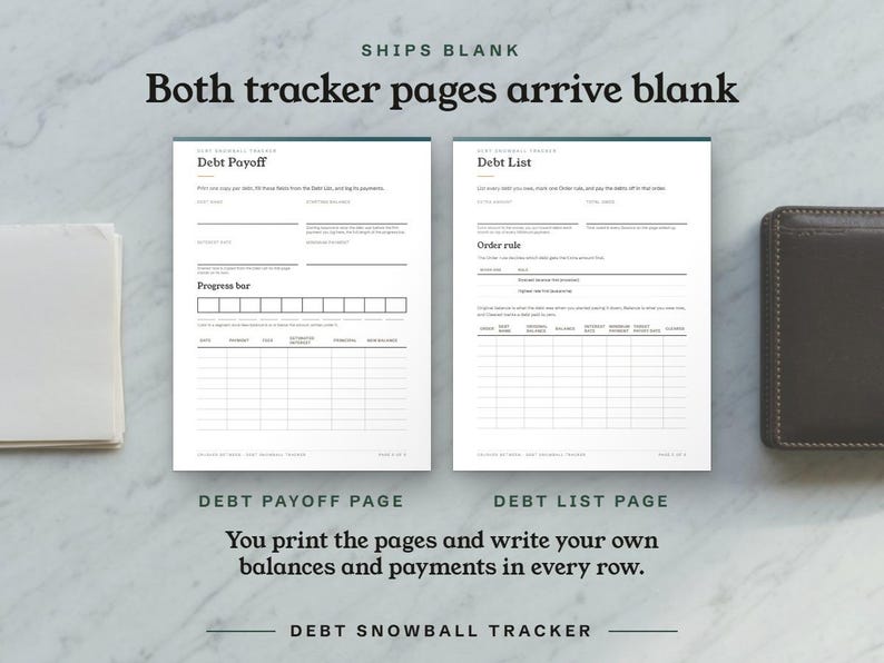 Both tracker pages arrive blank