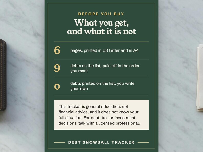 What you get, and what it is not