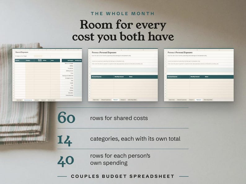 Room for every cost you both have