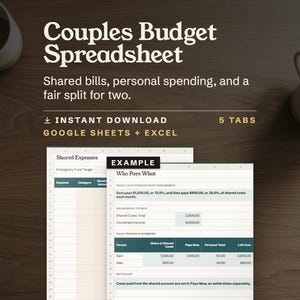 Shared bills, personal spending, and a fair split for two.