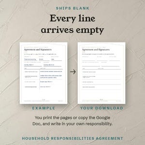 Every line arrives empty
