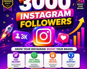 Instagram Growth Guide, Get 3K Followers, Increase Your Promotion Strategy