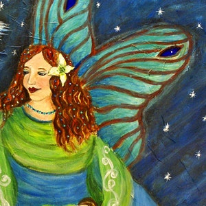 Earth Angeloriginal 8 X 10 Fine Art Modern Print Acrylic  Etsy