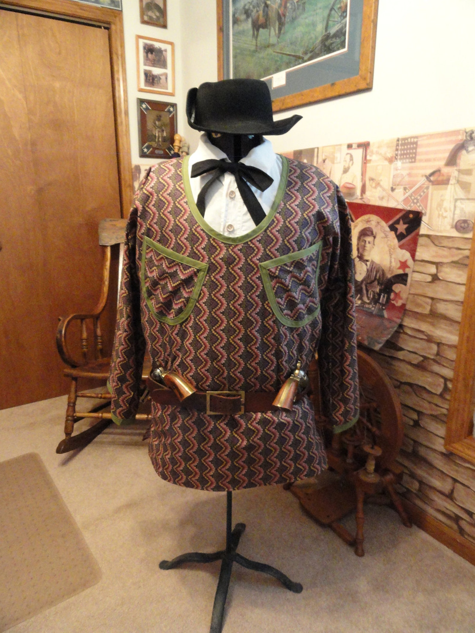 Guerrilla Shirt for civil war reenactor Etsy